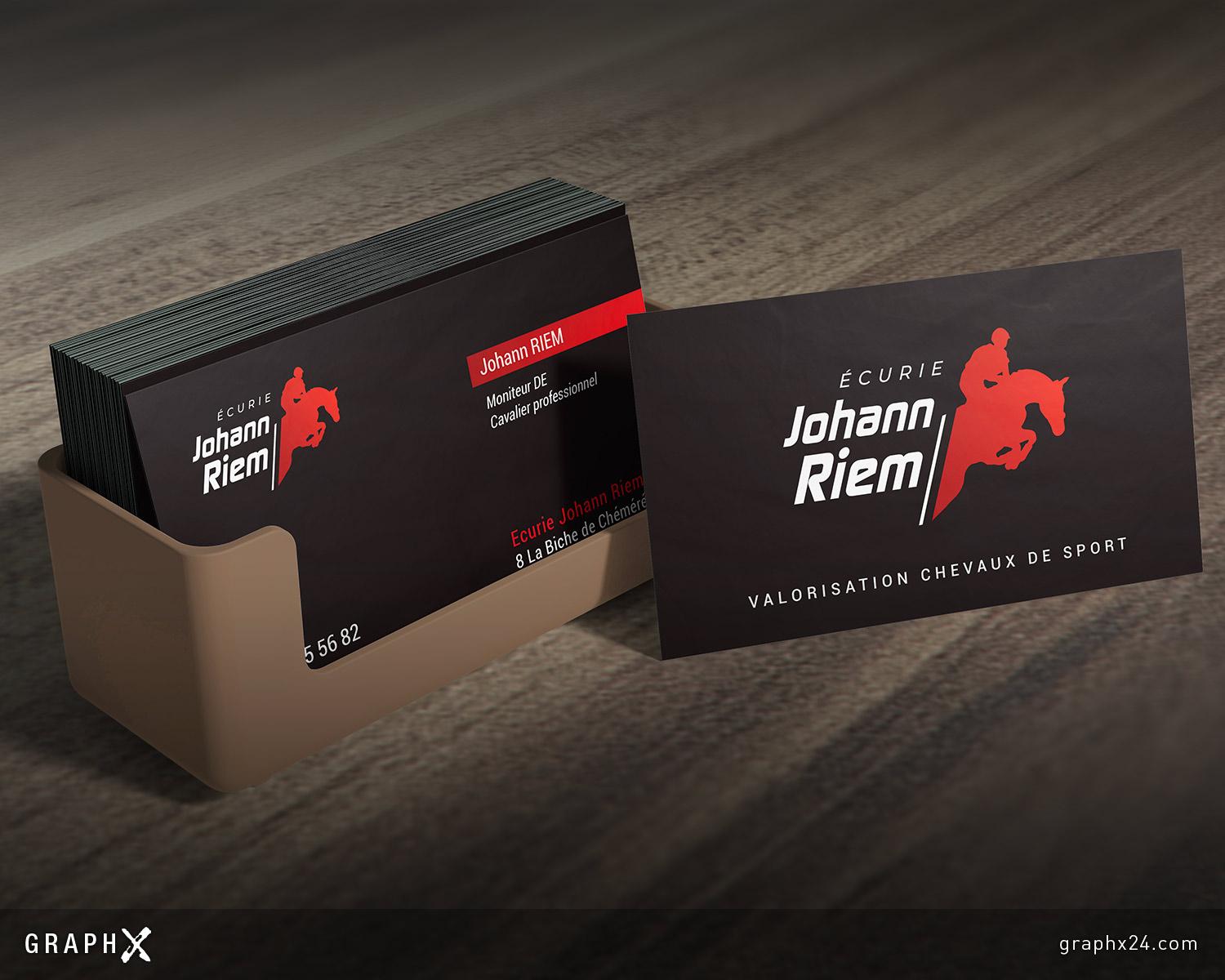 carte de visite cavalier international de complet