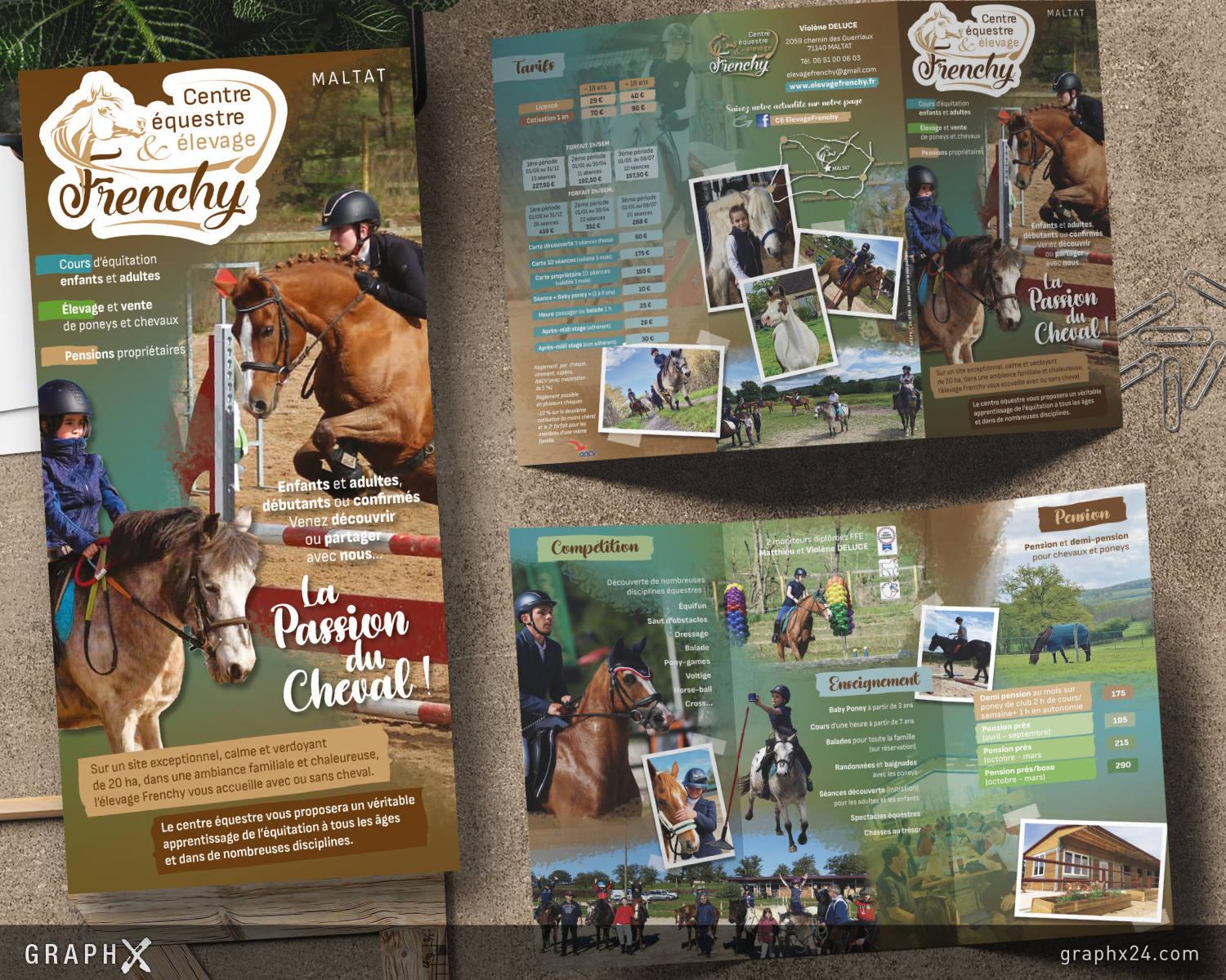 Dépliant centre équestre